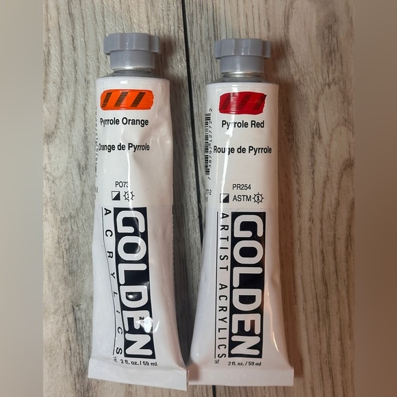Golden Heavy-body Acrylic Paint - Lot of (8) of 2 oz Tubes - HIGH Series Only!! - Picture 2 of 5